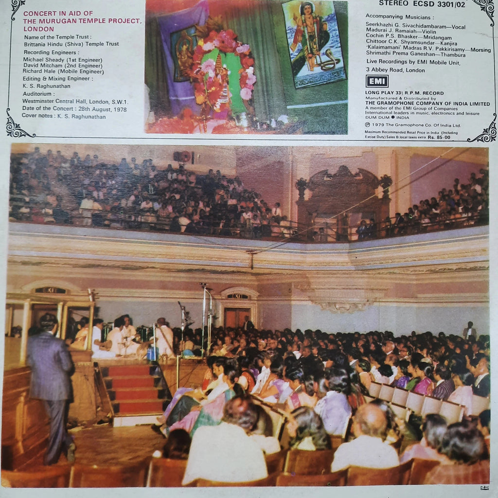 Live At Westminster Central Hall,London - Seerkhazhi S.Govindarajan