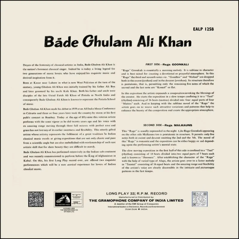 Bade Ghulam Ali Khan