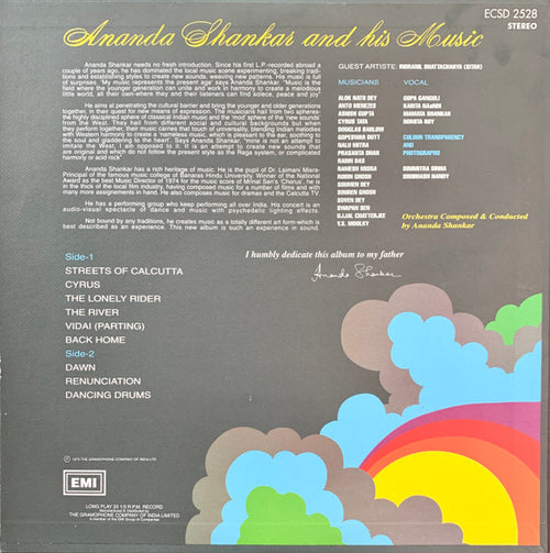 Ananda Shankar And His Music