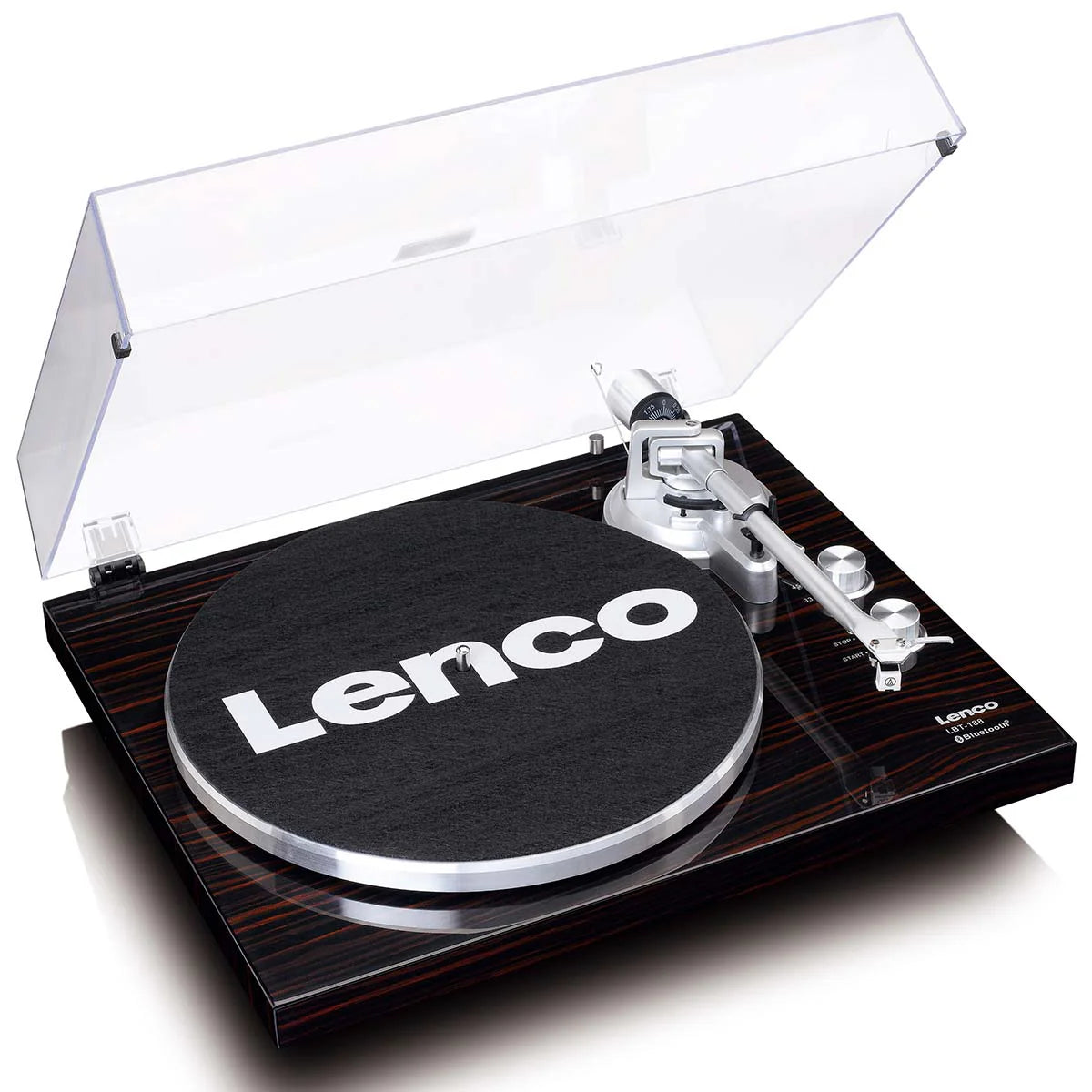 LENCO LBT-188WA - Record Player with Bluetooth® transmission, dark brown