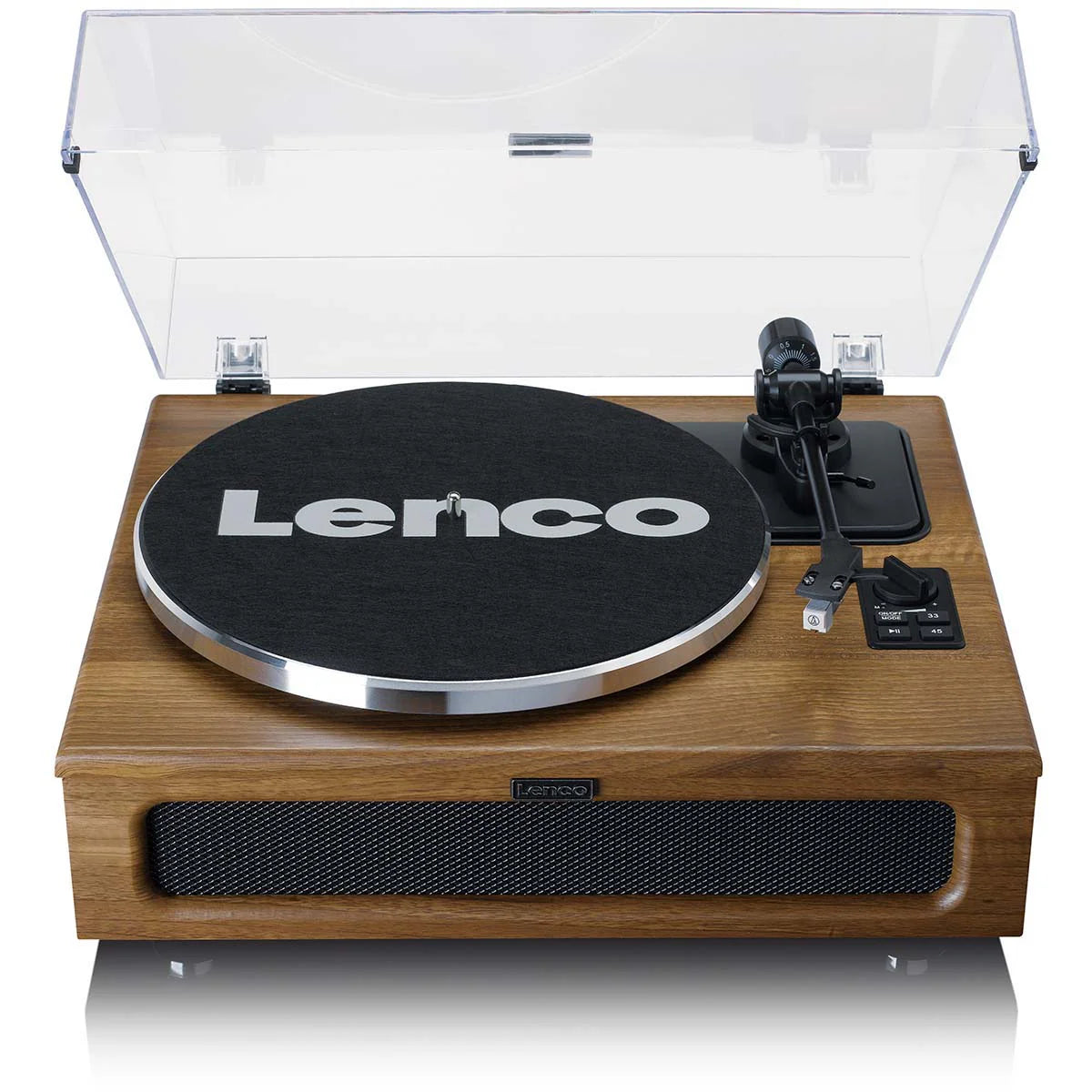 LENCO LS-410WA - Record Player with 4 built-in speakers - Wood