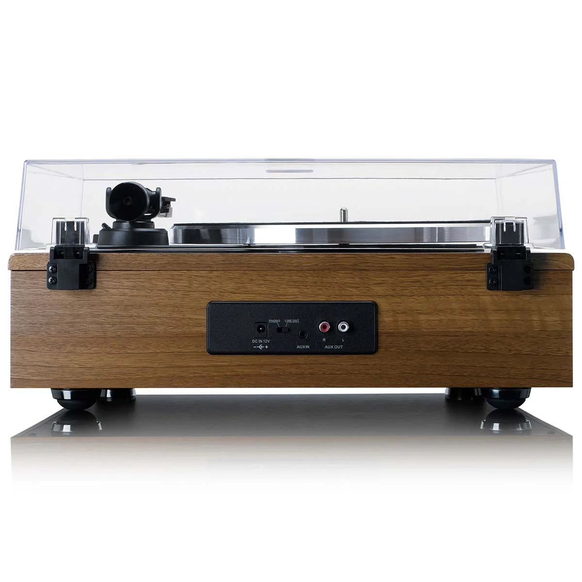 LENCO LS-410WA - Record Player with 4 built-in speakers - Wood
