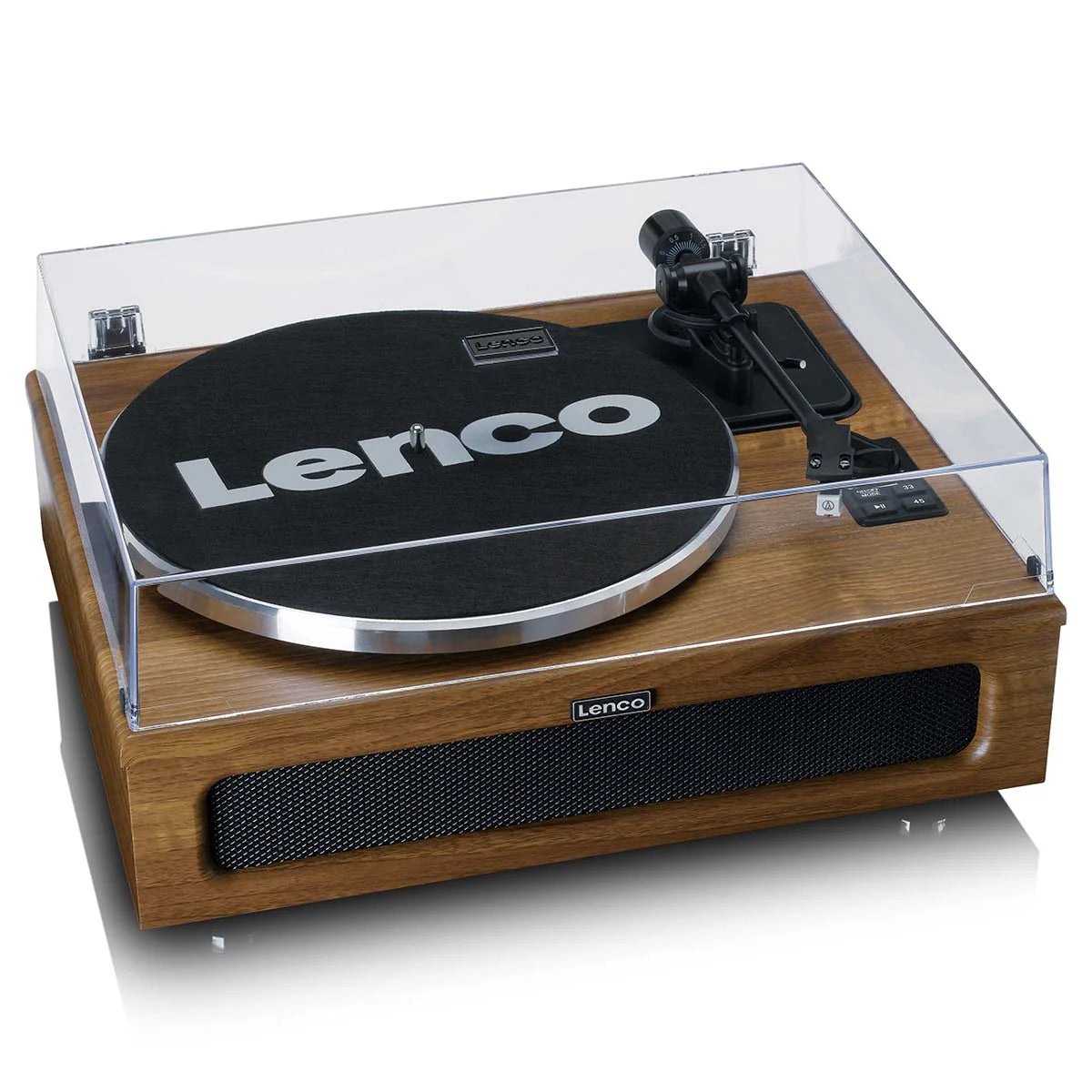LENCO LS-410WA - Record Player with 4 built-in speakers - Wood