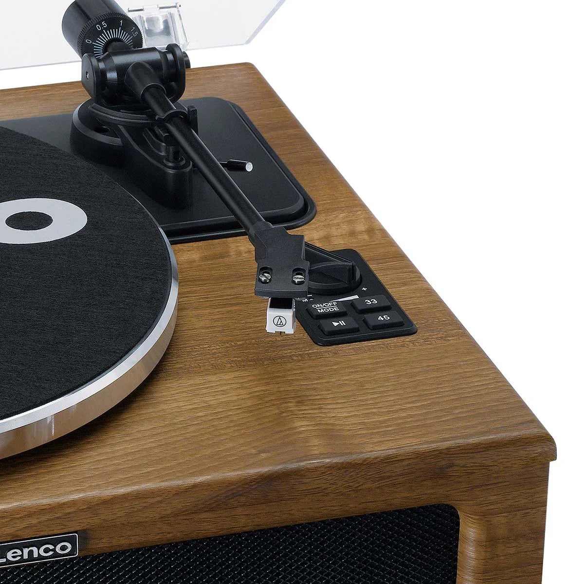 LENCO LS-410WA - Record Player with 4 built-in speakers - Wood