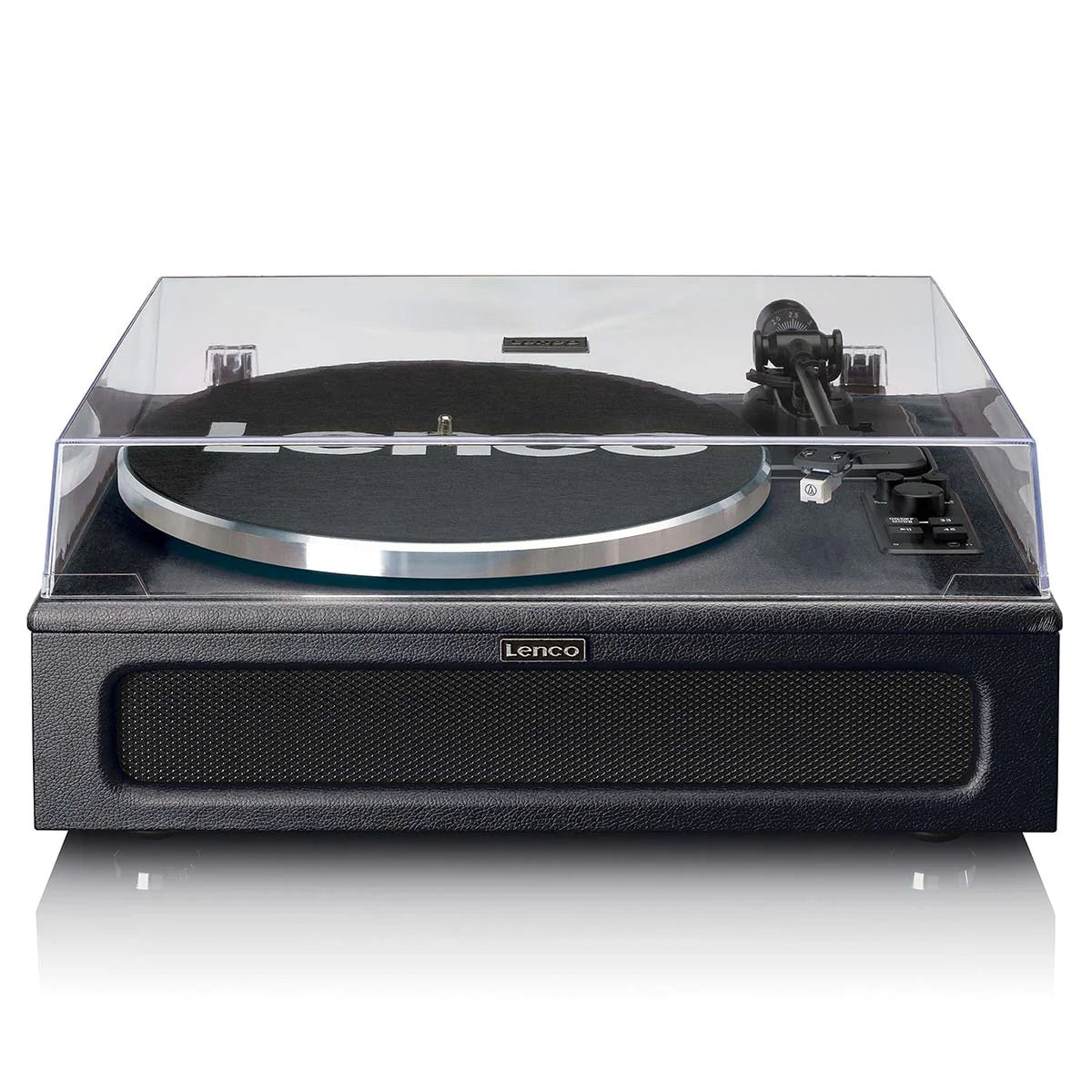 LENCO LS-430BK - Record Player with 4 built-in speakers