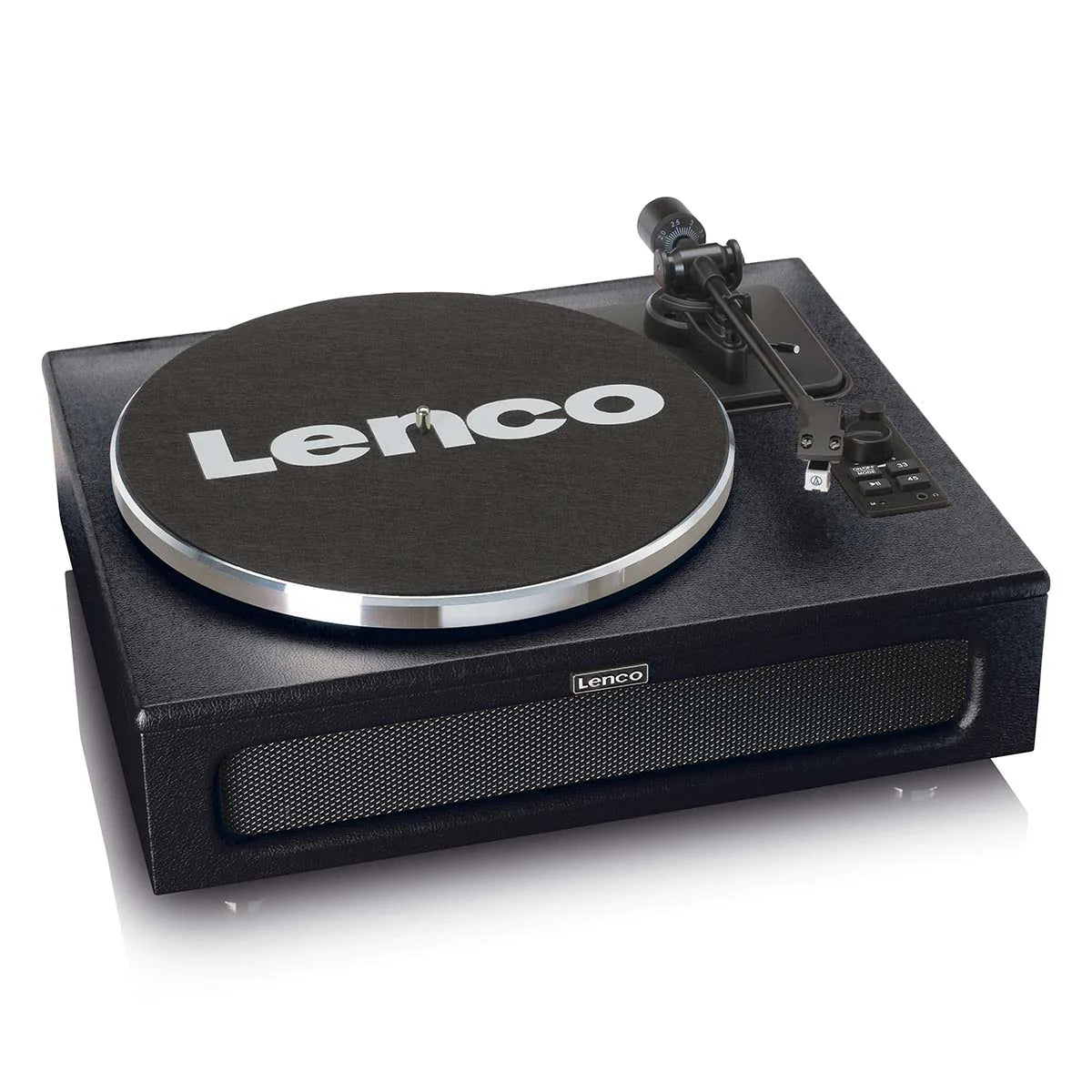 LENCO LS-430BK - Record Player with 4 built-in speakers