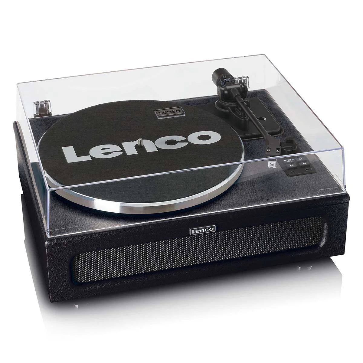 LENCO LS-430BK - Record Player with 4 built-in speakers