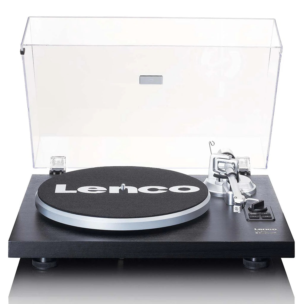 LENCO LS-500BK - Record player with built-in amplifier and Bluetooth® plus 2 external speakers