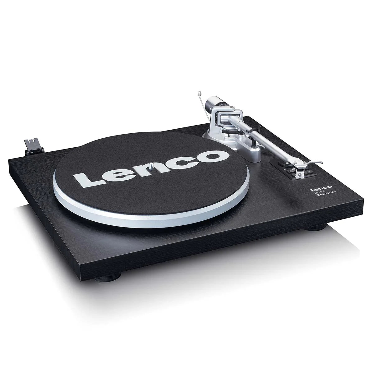 LENCO LS-500BK - Record player with built-in amplifier and Bluetooth® plus 2 external speakers