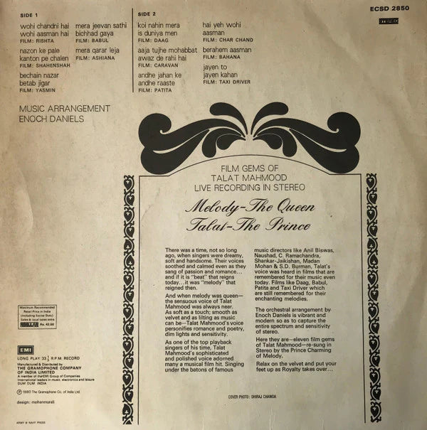 Melody - The queen Talat the prince
