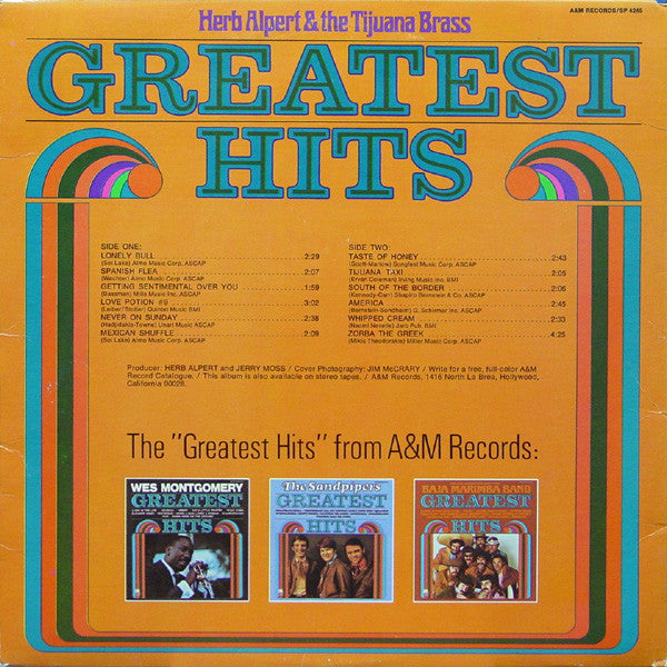 Herb Alpert & The Tijuana Brass - Greatest Hits