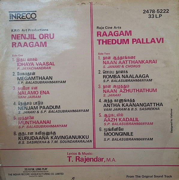 Nenjil Oru Raagam ,Raagam Thedum Pallavi
