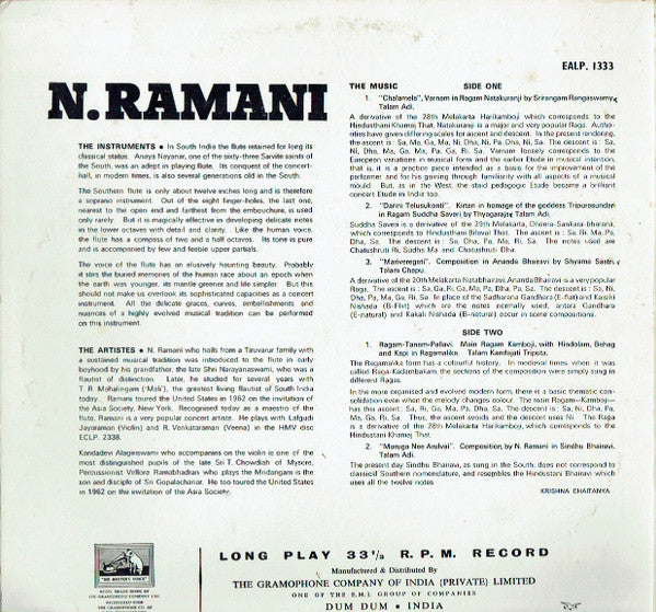 N.Ramani - Flute