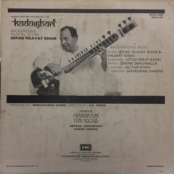Kadambari - Ustad Vilayat Khan