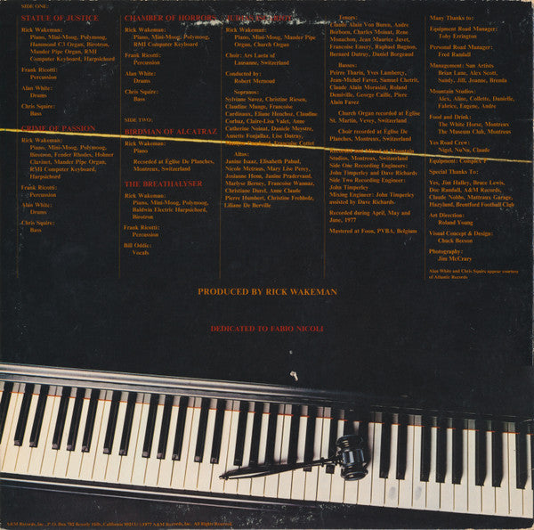 Rick Wakeman's - Criminal Record