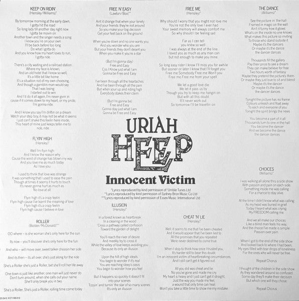 Uriah Heep - Innocent Victim
