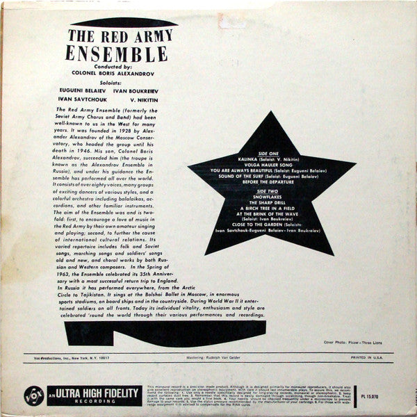 The Red Army Ensemble - Colonel Boris Alexandrov