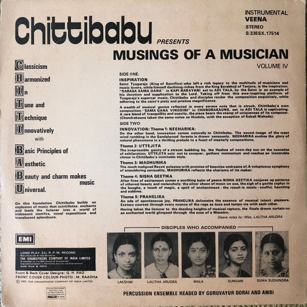 Musings Of A Musician Volume IV - Chittibabu