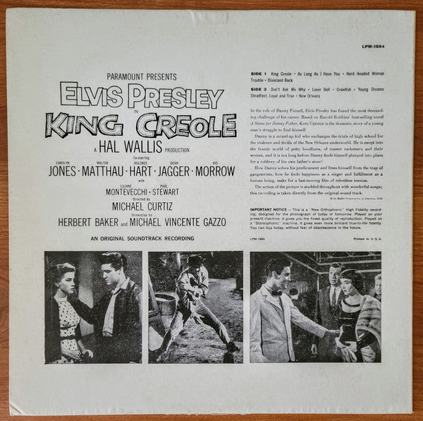 Elvis Presley - King Creole