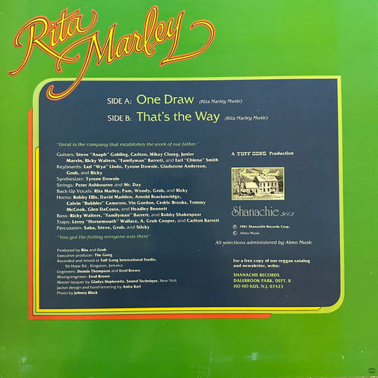Rita Marley - One Draw