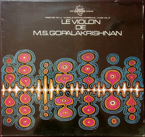 Le Violon De M.S.Gopalakrishnan