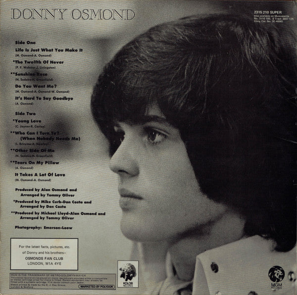 Donny Osmond - "Alone Together"