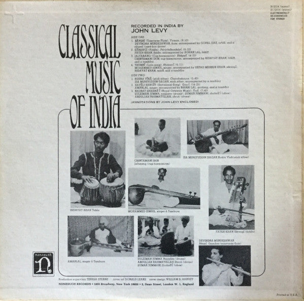 Classical Music Of India - John Levy