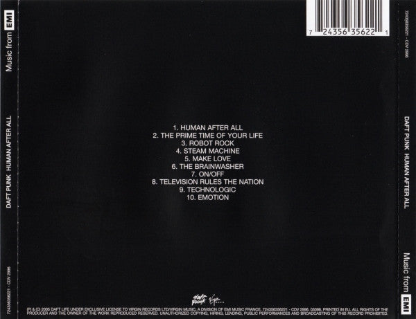 DAFT PUNK - HUMAN AFTER ALL