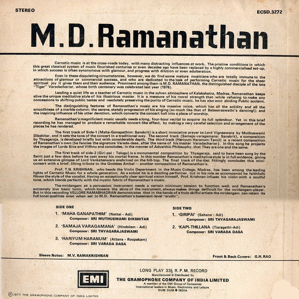 M.D.Ramanathan