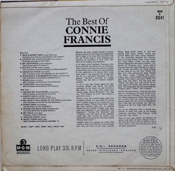 The Best Of - Connie Francis