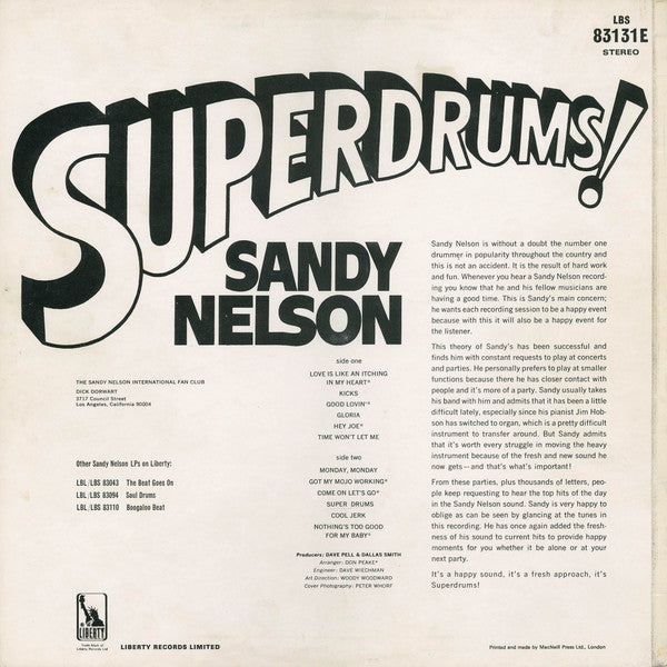 Superdrums - Sandy Nelson