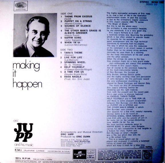 Making It Happen - Eric Jupp And His Music