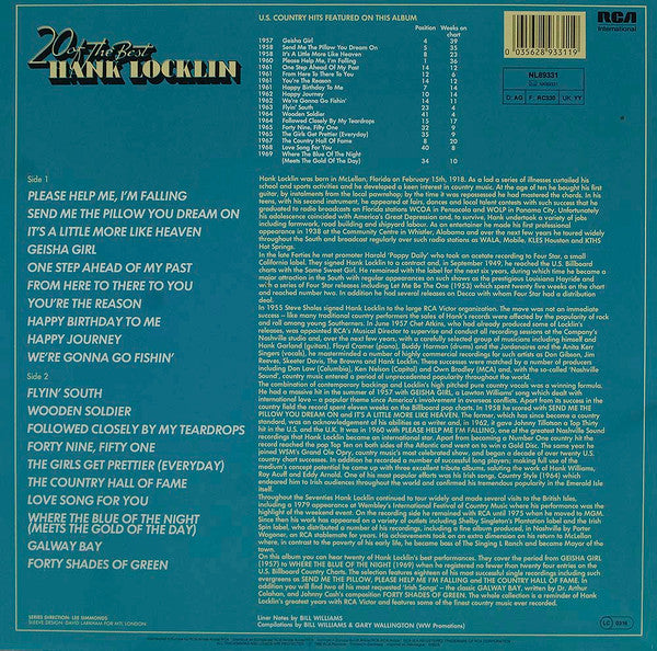 20 Of The Best Hank Locklin