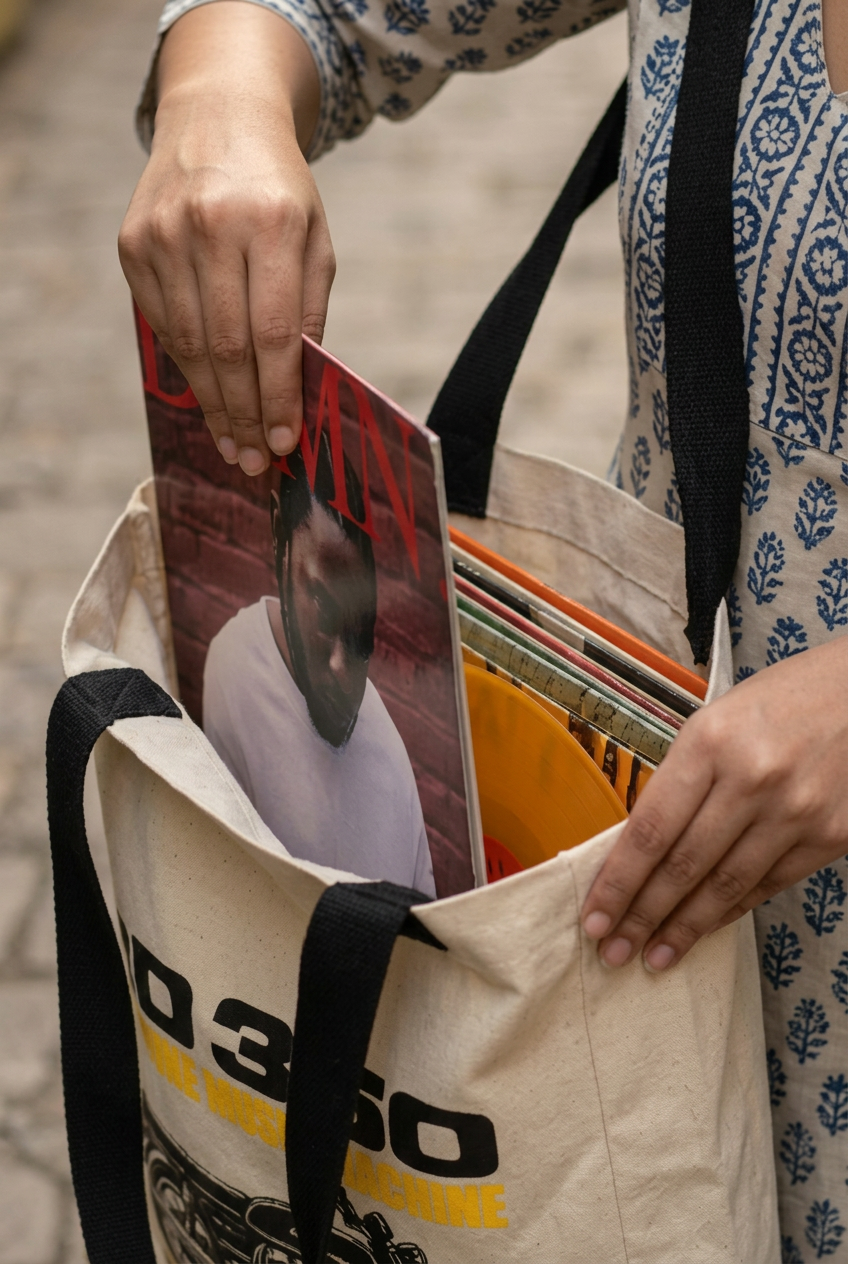The RD 350 Tribute Vinyl Record Bag