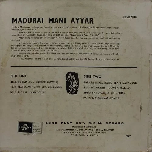 Madurai Mani Ayyar