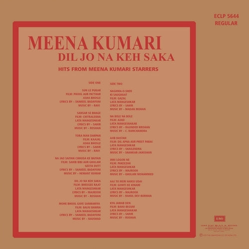 Dil Jo Na Keh Saka - Meena Kumari