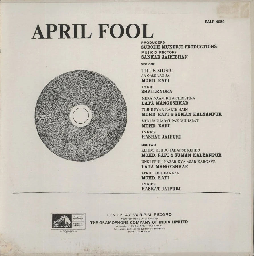 April Fool - Sankar Jaikishan